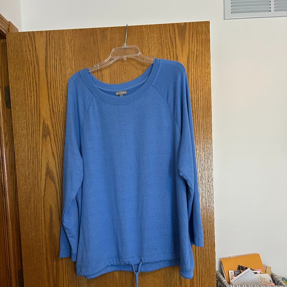 Talbots 3X Lightweight Sweater Light Blue